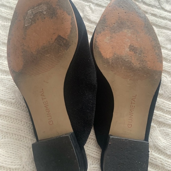 Gunmetal Carlen Mule Shoe - Size 7 1/2 Leopard Print - Picture 3 of 3